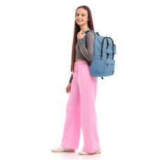 Рюкзак GoPack Education Teens 178 серо-голубой