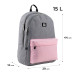 Рюкзак GoPack Education Teens 140L-1 серо-розовый