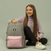 Рюкзак GoPack Education Teens 140L-1 серо-розовый