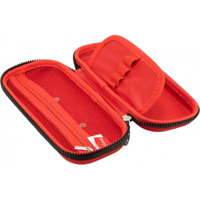 Пенал з тисненням, 1 відділення - QT-5741-Red