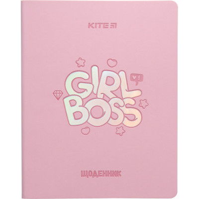 Щоденник шкільний, м'який, Girl boss - K23-283-3 Kite