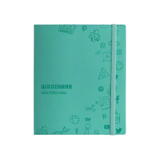 Дневник школьный, 165х210 мм, обложка - мягкая, 48 л., цвет бирюзовый