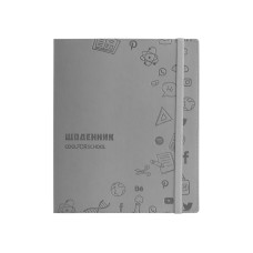 Щоденник шкільний, 165х210 мм, обкладинка - м'яка, 48 л., колір сірий