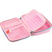 Пенал-сумка з тисненням, на замку - QT-5685-Pink