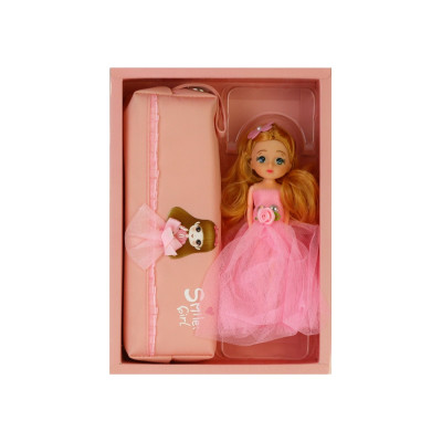 Набір: пенал та лялька - CF6861-pink