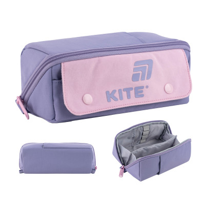 Пенал Kite 2702-2 фиолетово-розовый