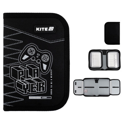 Пенал Kite 1 отд., 2 отв., без наполнения 622 Player