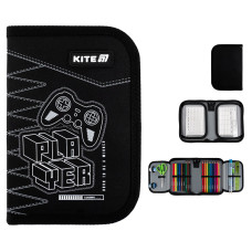 Пенал Kite 1 отд., 2 отв., с наполнением 622H Player