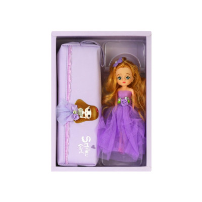 Набір: пенал та лялька - CF6861-purple