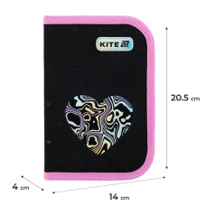 Пенал Kite 1 отд., 2 отв., без наполнения 622 Love is