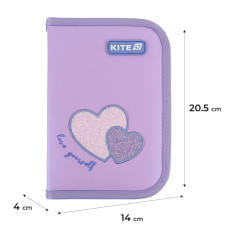 Пенал Kite 1 відд., 1 отв., без наповнення 621 Sweetheart