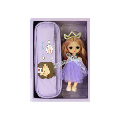 Набір: пенал та лялька - CF6862-purple