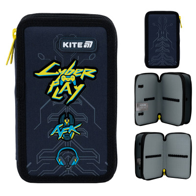 Пенал Kite 2 отд., без наполнения 623 Cyber