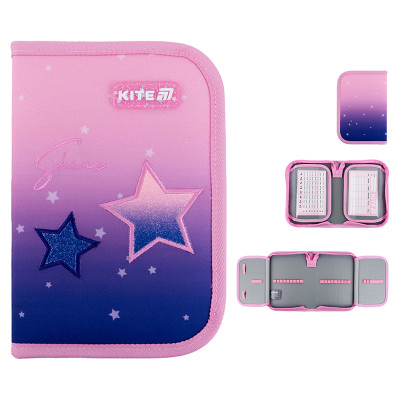 Пенал Kite 1 отд., 2 отв., без наполнения 622 Sparkling