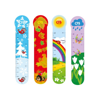 Закладки пластикові для книг "Seasons" (4шт.) - CF69108 COOLFORSCHOOL