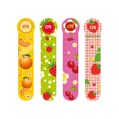 Закладки пластикові для книг "Fruit" (4шт.) - CF69106