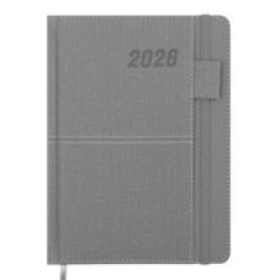 Ежедневник датир. 2025 FOREVER, A5, серый, иск.кожа/поролон BM.21108-09