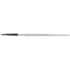 Пензель круглий № 9, ворс білки, коротка ручка