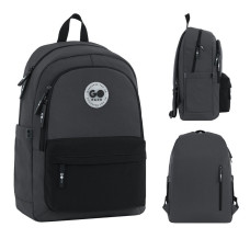 Рюкзак GoPack Education Teens 141L чорний, сірий