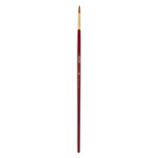 Пензель синтетичний, Cherry 6971, круглий 8, довга ручка, ART Line