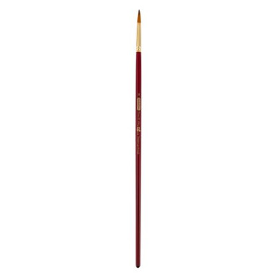 Пензель синтетичний, Cherry 6971, круглий 8, довга ручка, ART Line - ZB.6971SRD-8 ZiBi