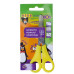 Ножницы детские с линейкой 132мм, желтые, KIDS Line ZB.5001-08