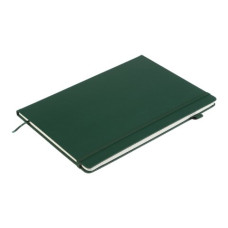 Книга записная ETALON 210*295, 96л., клетка, обложка искуственная кожа, зеленый