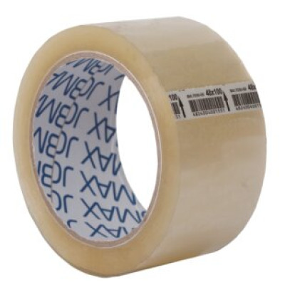 Клейка стрічка пак. 48мм x 100ярдів х 40мкм, прозора, JOBMAX - BM.7030-00 Buromax