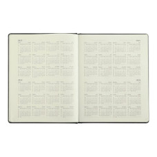 Щотижневик  датов. 2024 BRAVO, A4, червоний, штуч. шкірапоролон