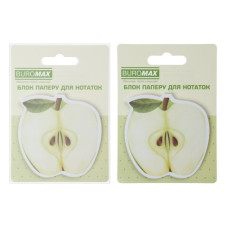 Блок для нотаток FRUITS, з кл.шаром, 70х70 мм, 30 арк