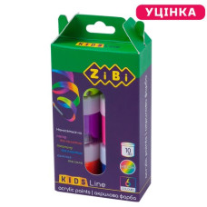 Акрил 6 кол.х   10мл.неон, KIDS Line