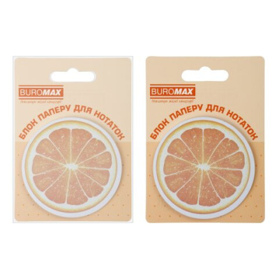 Блок для нотаток FRUITS, з кл.шаром, 70х70 мм, 30 арк - BM.2381-75 Buromax