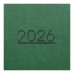 Щоденник датований 2025 PRIME, A5, зелений, штучна шкіра/поролон BM.2196-04