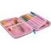 Пенал на 1 відділення на блискавці з органайзером, рожевий - QT-5627-Pink COOLFORSCHOOL Пенал на 1 відділення на блискавці з органайзером, рожевий - QT-5627-Pink COOLFORSCHOOL