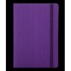 Блокнот діловий COLOR TUNES А5, 96арк., клітинка, обкладинка зі штучної шкіри, фіолетовий