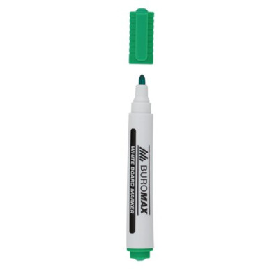 Маркер для магнітних дошок, зелений - BM.8800-04 Buromax