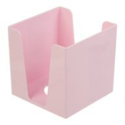 Бокс для паперу 90х90х90мм, PASTEL рожевий BM.6360-10