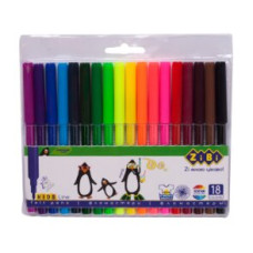 Фломастеры на водной основе, 18 цветов, KIDS Line