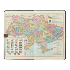 Щотижневик датов. 2024 BRAVO, A5, синій, штуч. шкіра/поролон
