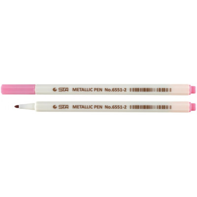 Маркер художественный Paint STA 6551 1 мм, металлик красный STA6551-M02