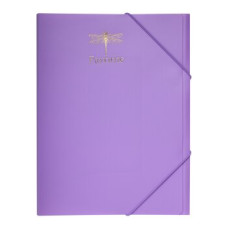 Папка на гумках FAVOURITE, PASTEL, А4, бузкова