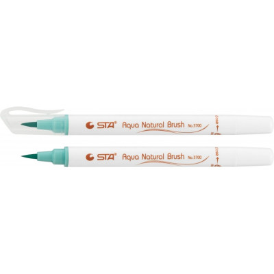 Маркер-пензлик акварельний STA 3700 AQUA NATURAL BRUSH 3700, м'ятний - STA3700-35 STA
