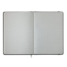 Книга записна PRIMO 125*195, 96 арк., клітинка, обкл. штучна шкіра, червоний