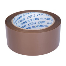 Лента клейкая упаковочная 45 мм х 100 яр Economix light, коричнева