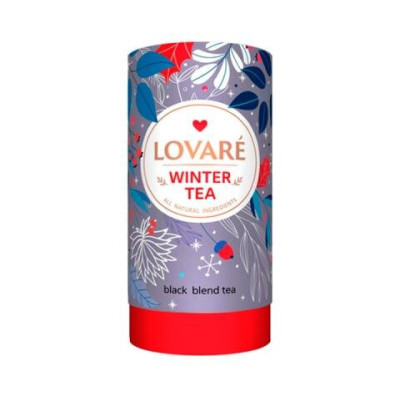 Чай чорний, з плодами, пелюстками квітів 80г, лист, WINTER TEA, LOVARE - lv.03261 ПРОДУКТЫ ПИТАНИЯ