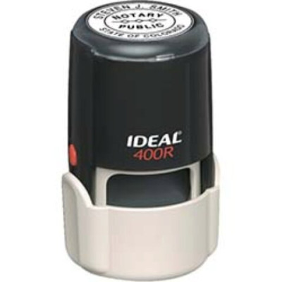 Оснастка пластиковая для круглой печати d40мм с футляром 400R Ideal
