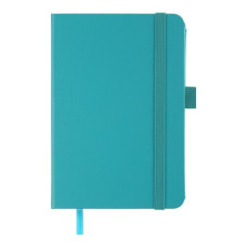 Книга записна ETALON 95*140, 96 арк., клітинка, обкл. штучна шкіра, бірюзовий