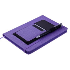 Блокнот діловий COMFORT А5, 96 арк., лінія, обкл. штучна шкіра, фіолетовий