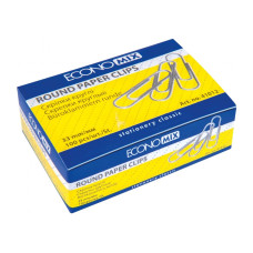 Скріпка 33 мм кругла Economix, 100шт.
