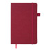 Книга записна TWEED 125*195, 96 арк., клітинка, обкл. штучна шкіра, бордовий - BM.291163-13 Buromax